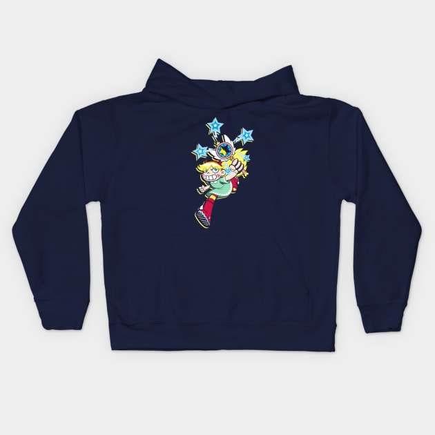 The Rebel Princess Kids Hoodie by VicNeko